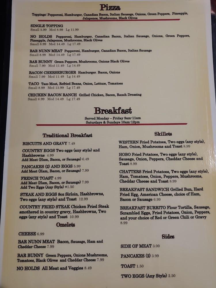 Chatters Menu image 2